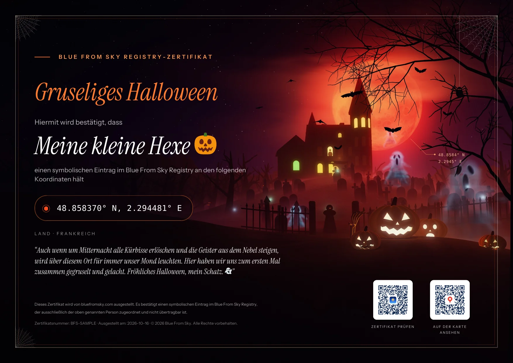 Halloween-Blutmond